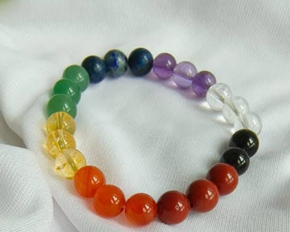 Energied Seven chakra bracelet with Certificate