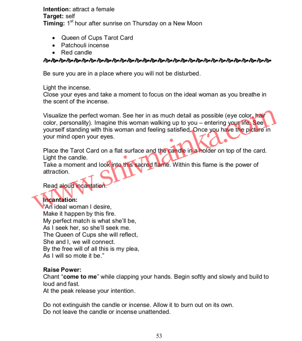 300 + Tarot spells