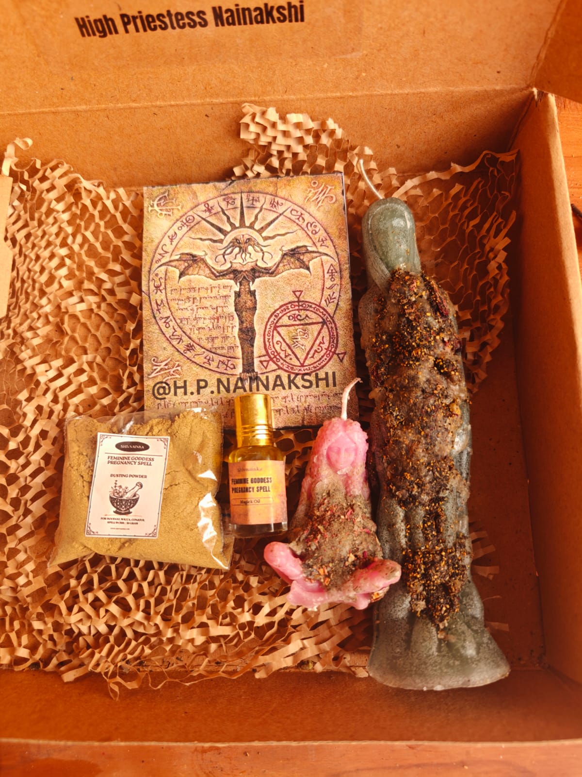 Feminine goddess pregnancy budget friendly spell kit