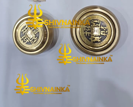 Lucky Spinning Coin which brings in Good Luck (charged with Shivnainka Healing)