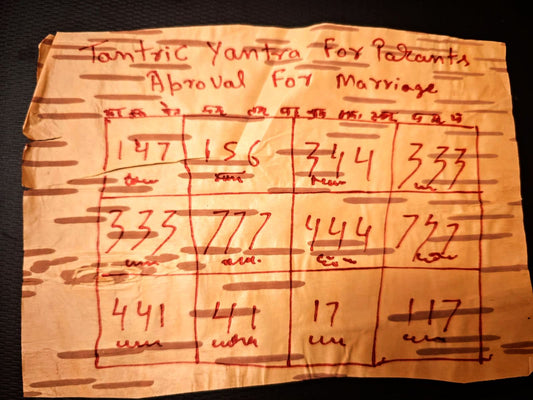 Shivnainka Siddha Tantric Ritual Yantra for Marriage Approval from Parents