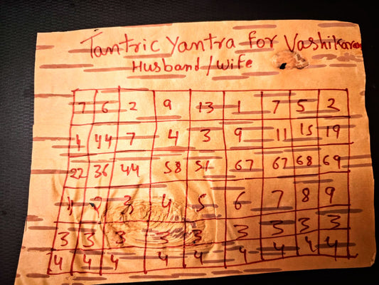 Shivnainka Siddha Tantric Ritual Yantra for Husband/Wife Vashikaran