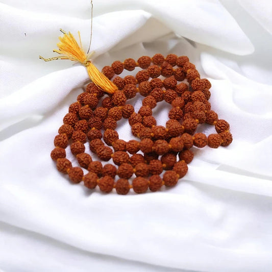 5 Mukhi Rudraksha mala indian beeds