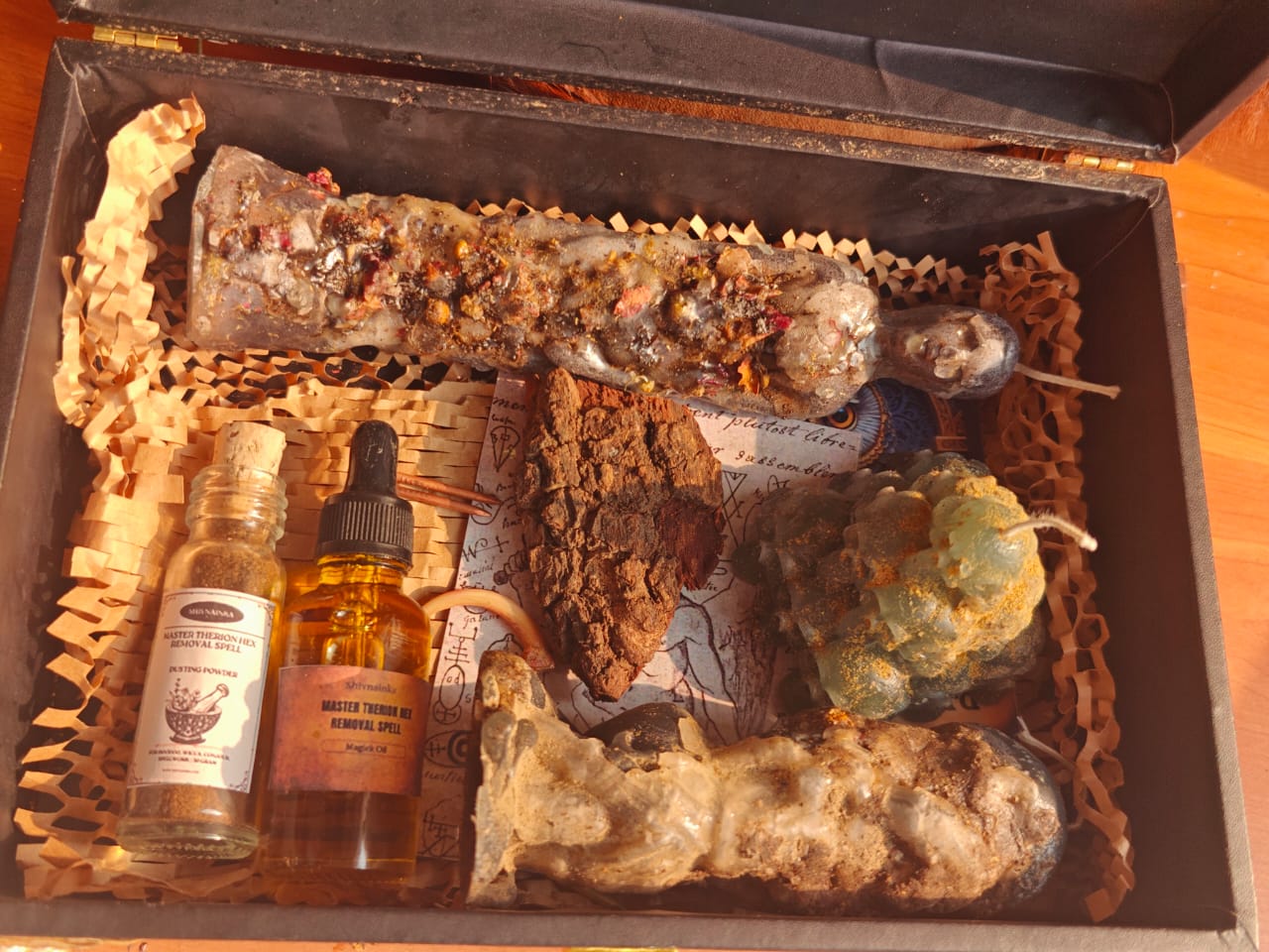 Master Therion hex removal  premium spell kit